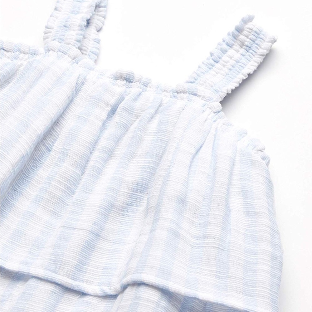 7 for all mankind woven ruffle top